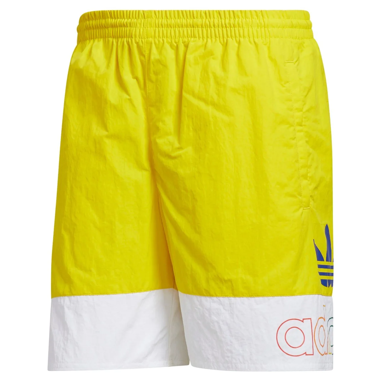 adidas Originals Pride Freestyle Woven Shorts - Yellow | Size: S: the shop's own photo