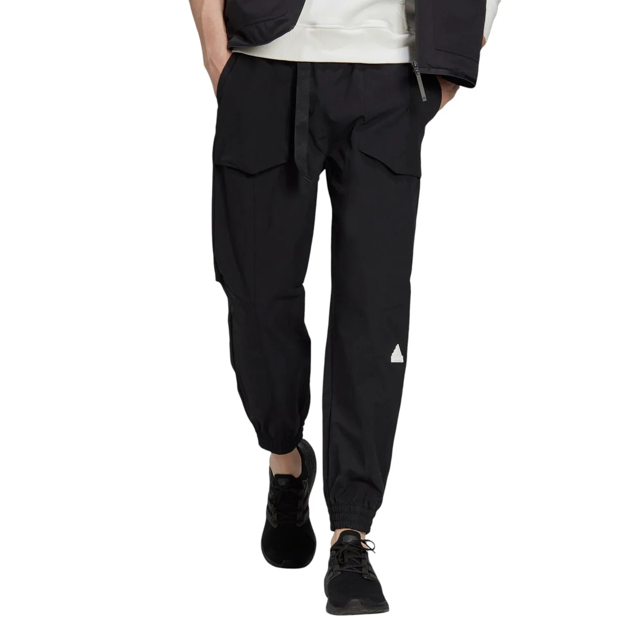 adidas Men's Cargo Track Pants Nylon Joggers - Black | Size: M: the shop's own photo