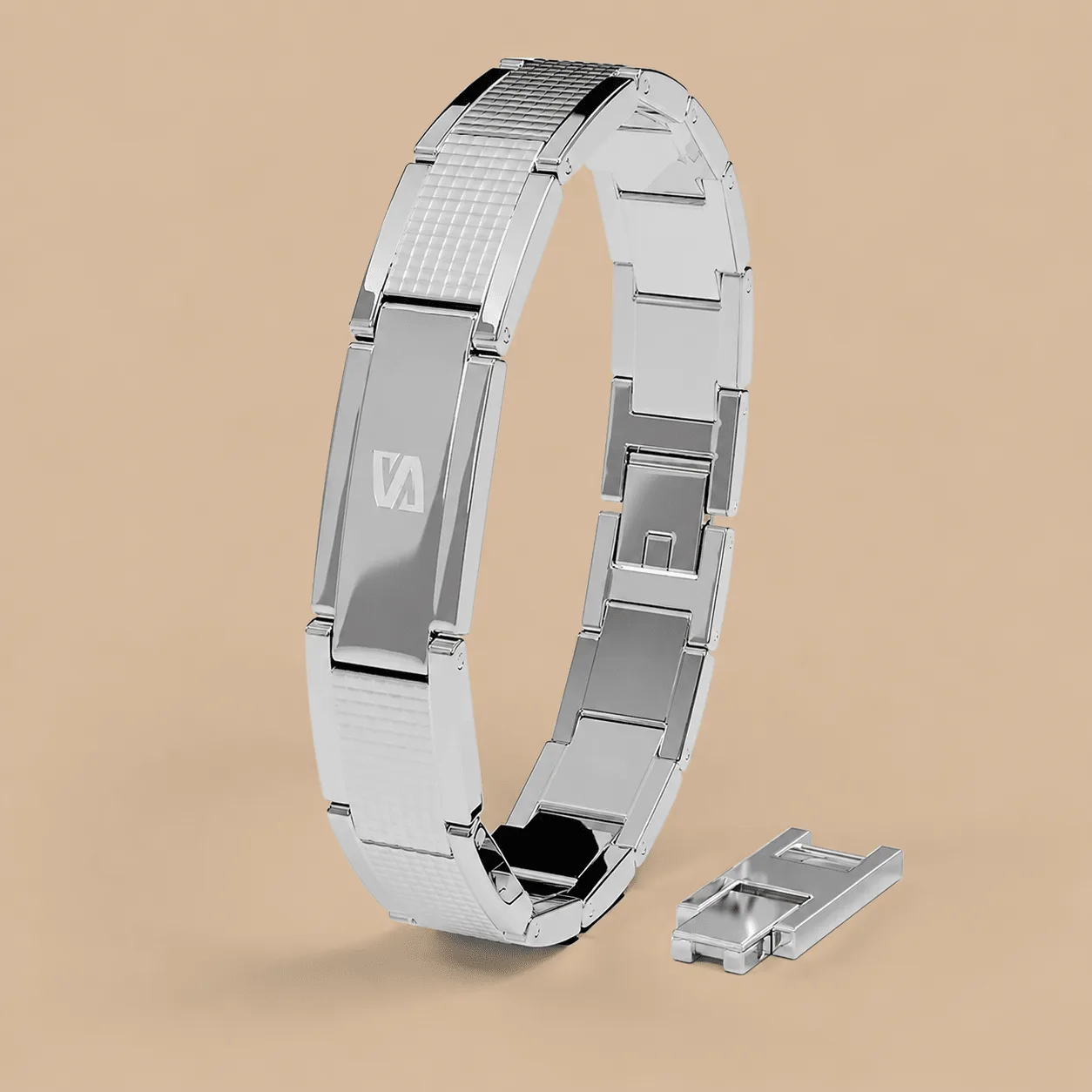 SERASAR Men's Steel Bracelet: the shop's own photo