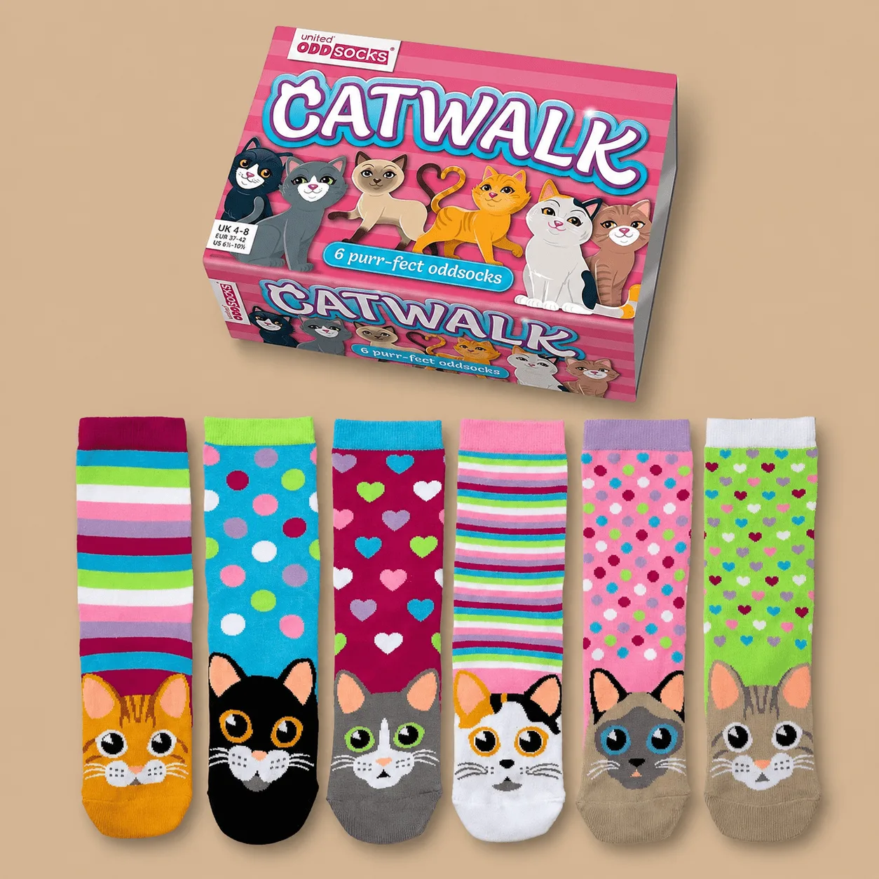 Catwalk Socks Gift Box: the shop's own photo