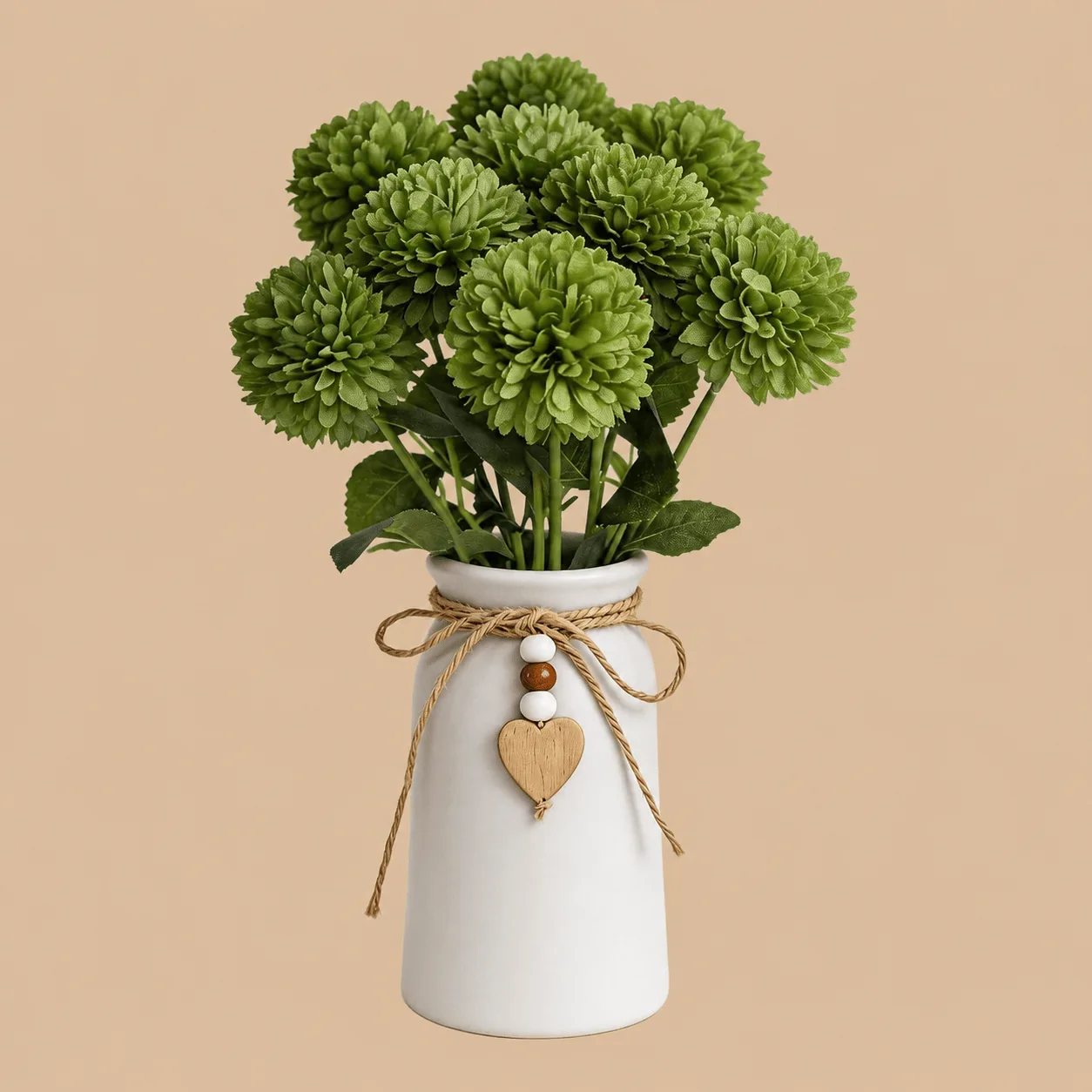 Green Artificial Chrysanthemum Arrangement: the shop's own photo