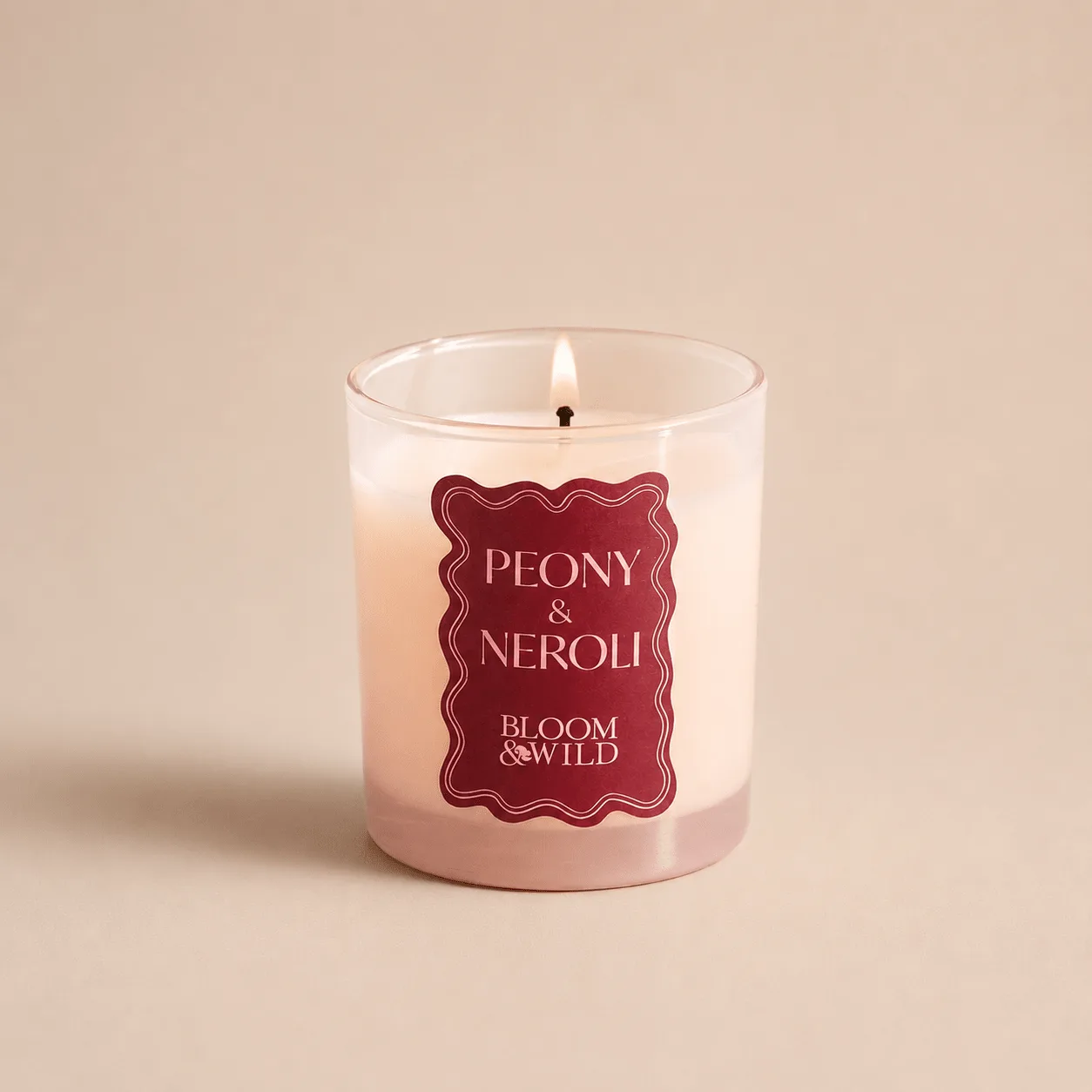 The Peony Candle: the shop's own photo