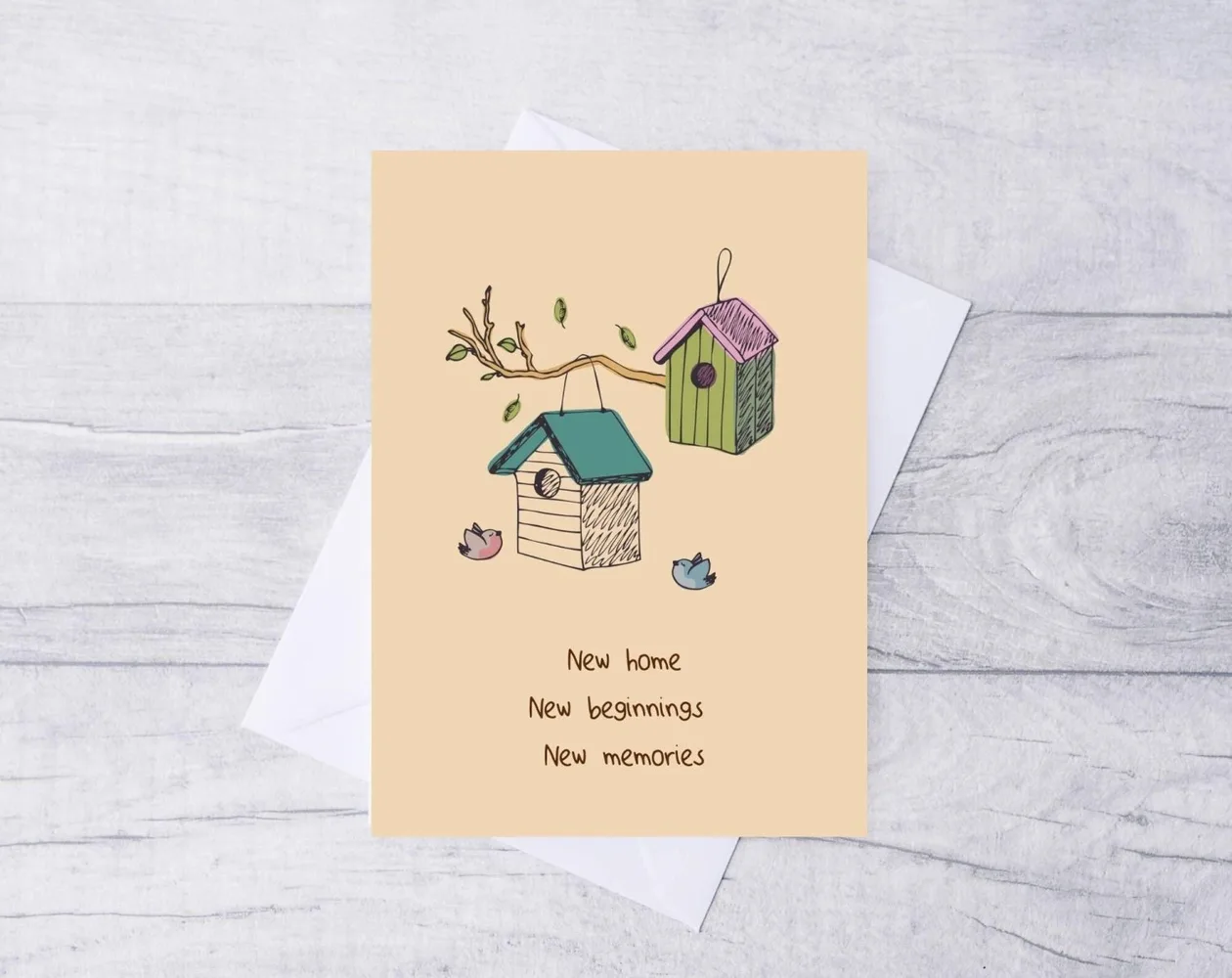 Cute New Home Card: the shop's own photo