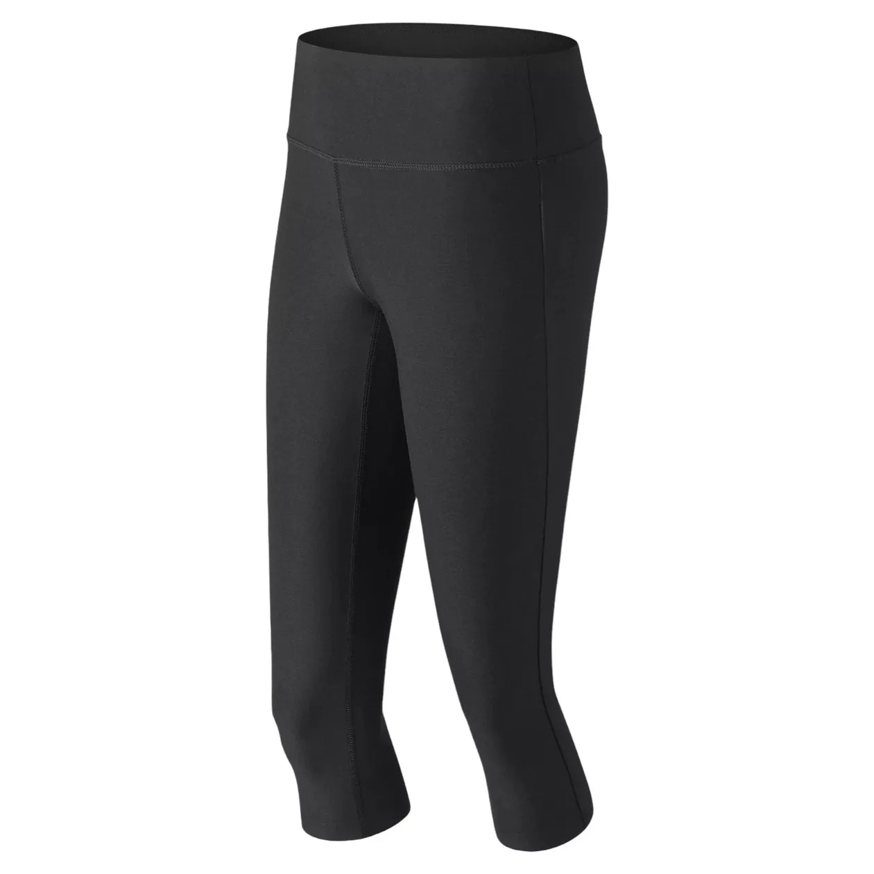 New Balance Womens Space Dye Capri Tights - Black | Size: XS: the shop's own photo