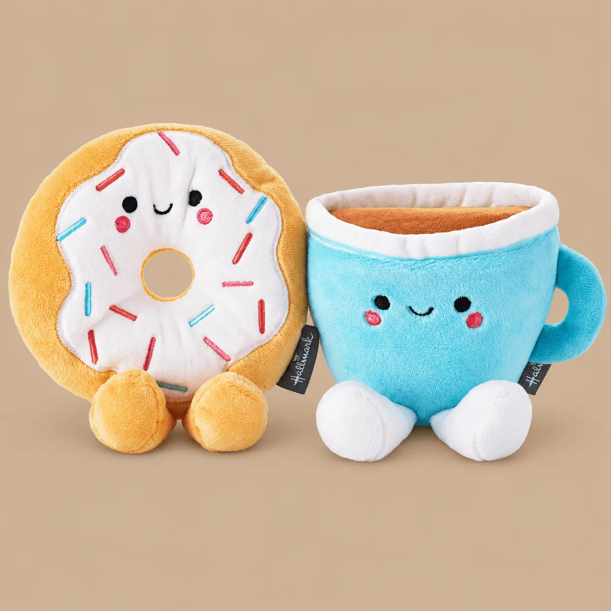 Hallmark Better Together Coffee and Donut Plush Pair: the shop's own photo