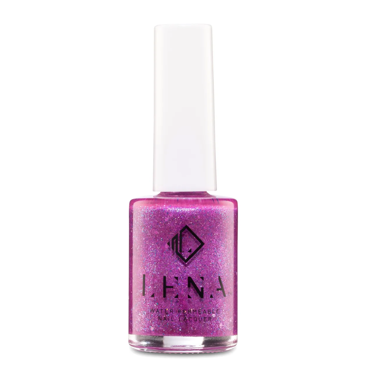 LENA - Halal Breathable Glitter Nail Polish - Light Up Your World - LE206: the shop's own photo