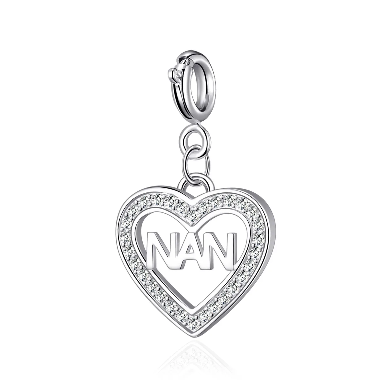 Clip on Family and Birthday Charms Created with Zircondia® Crystals: the shop's own photo