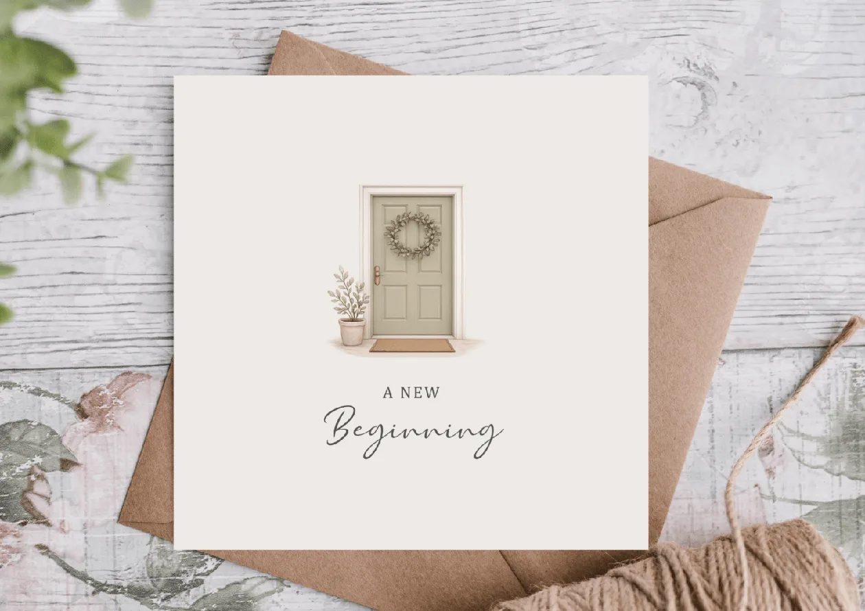 A New Beginning New Home Card: the shop's own photo
