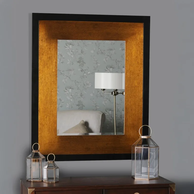 Laura Ashley Cara Mottled Bronze Rectangular Mirror 114x94cm: the shop's own photo