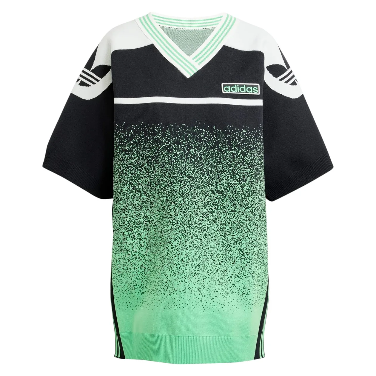adidas Originals Women's Basketball Long Tee - Semi Screaming Green | Size: M: the shop's own photo