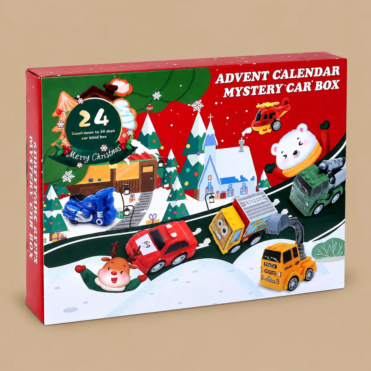 Christmas Car Advent Calendar: the shop's own photo
