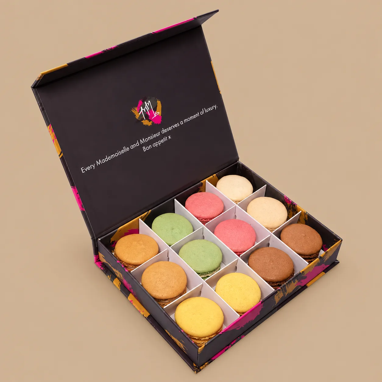 Mademoiselle Classic Macaron Gift Box 12s: the shop's own photo