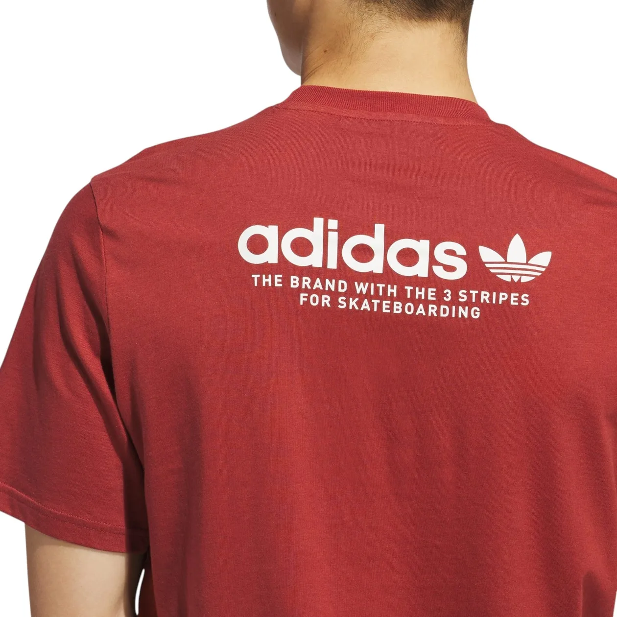 adidas Originals Unisex 4.0 Logo Tee - Preloved Ruby | Size: 2XL: the shop's own photo