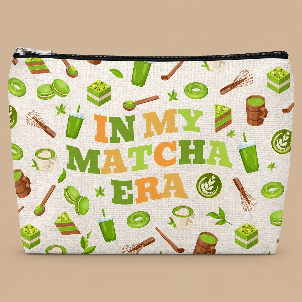 Matcha Lover Makeup Bag 17x25cm: the shop's own photo