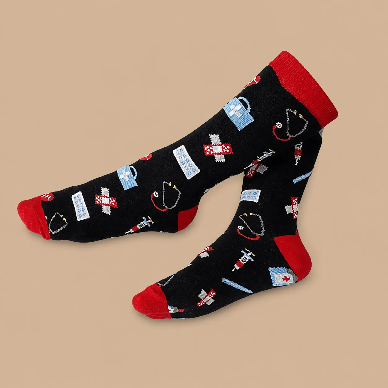 Doctor & Nurse Crew Socks: the shop's own photo