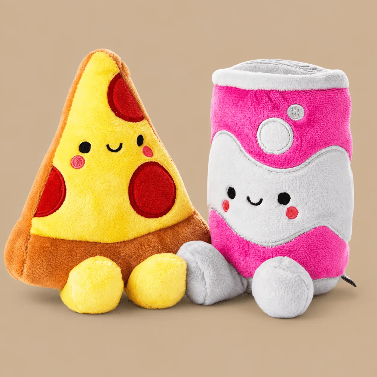 Hallmark Better Together Pizza and Pop Magnetic Plush Pair: the shop's own photo