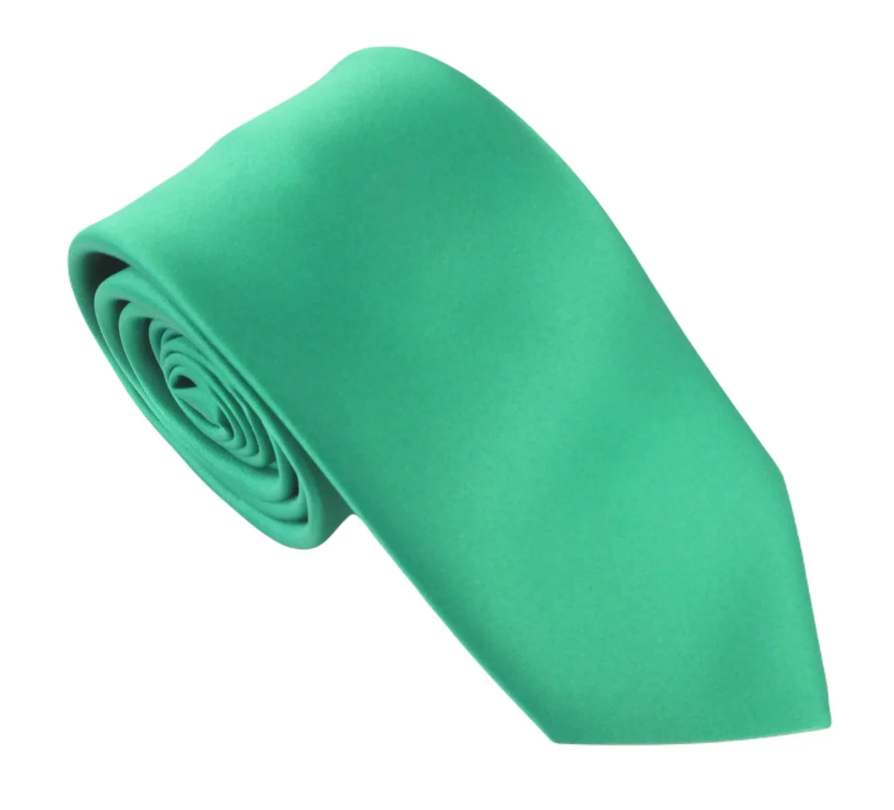 Emerald Green Satin Wedding Tie: the shop's own photo