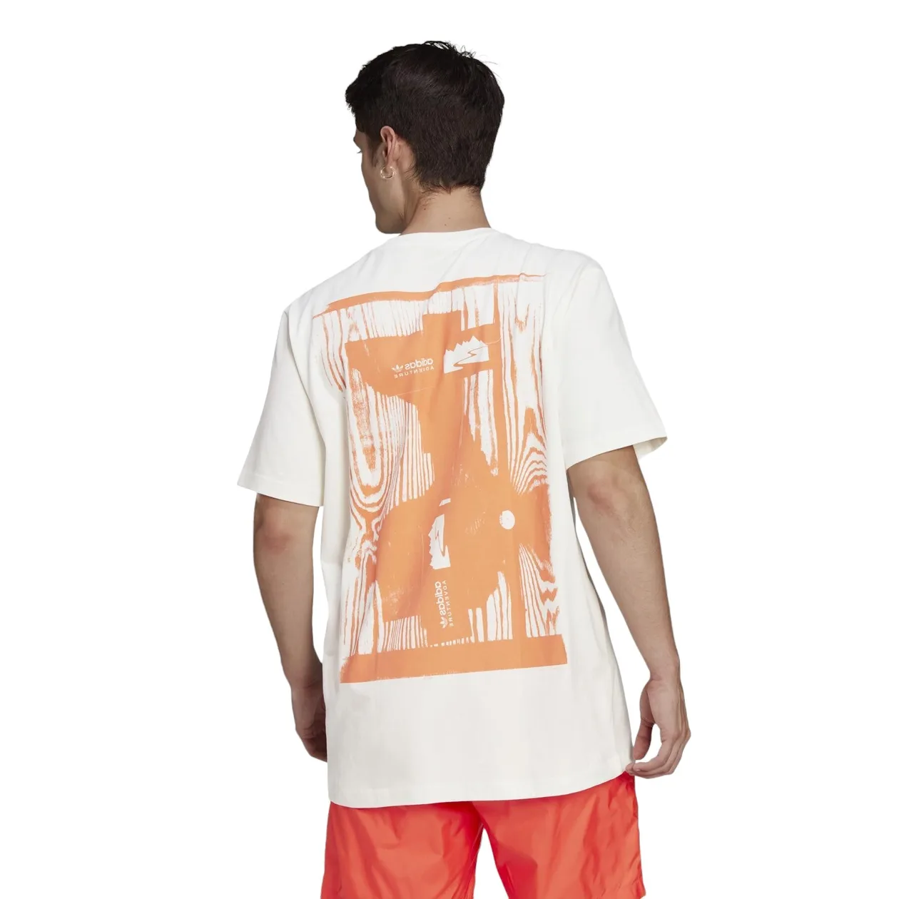 adidas Originals Adventure Woodwave Tee - White | Size: M: the shop's own photo