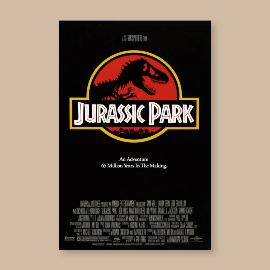 Jurassic Park A3 Poster: the shop's own photo