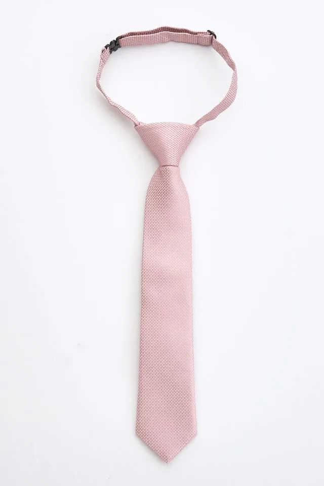 Junior Pink Textured Tie: the shop's own photo