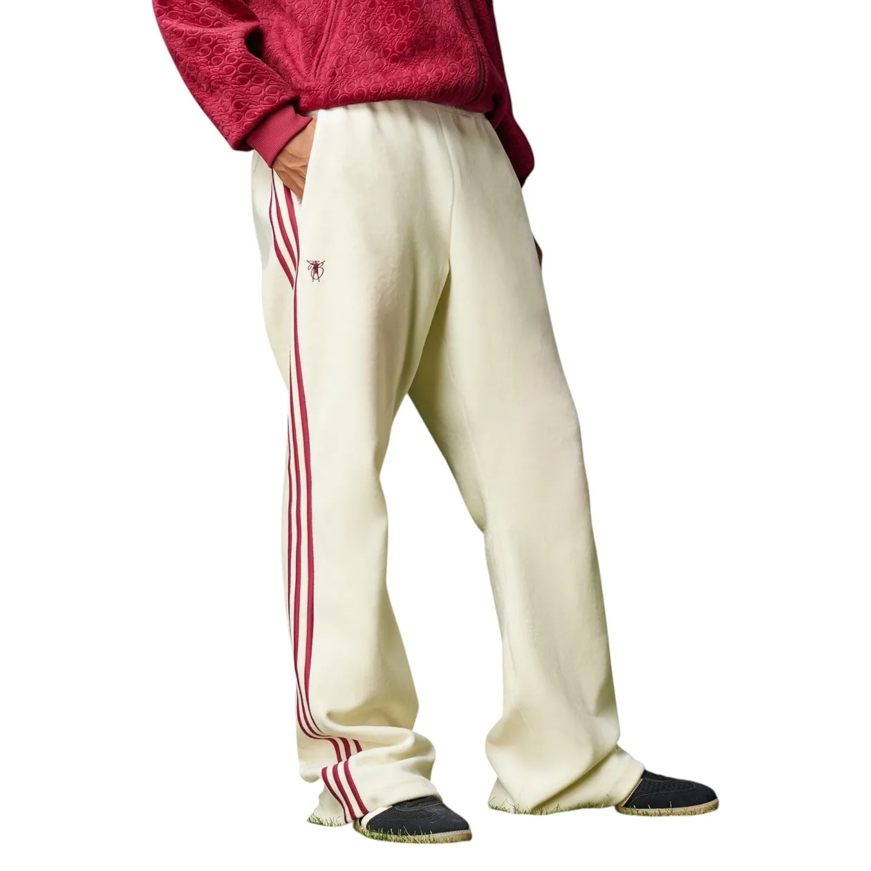 adidas Originals Jude Bellingham Track Pants - Ivory | Size: M: the shop's own photo