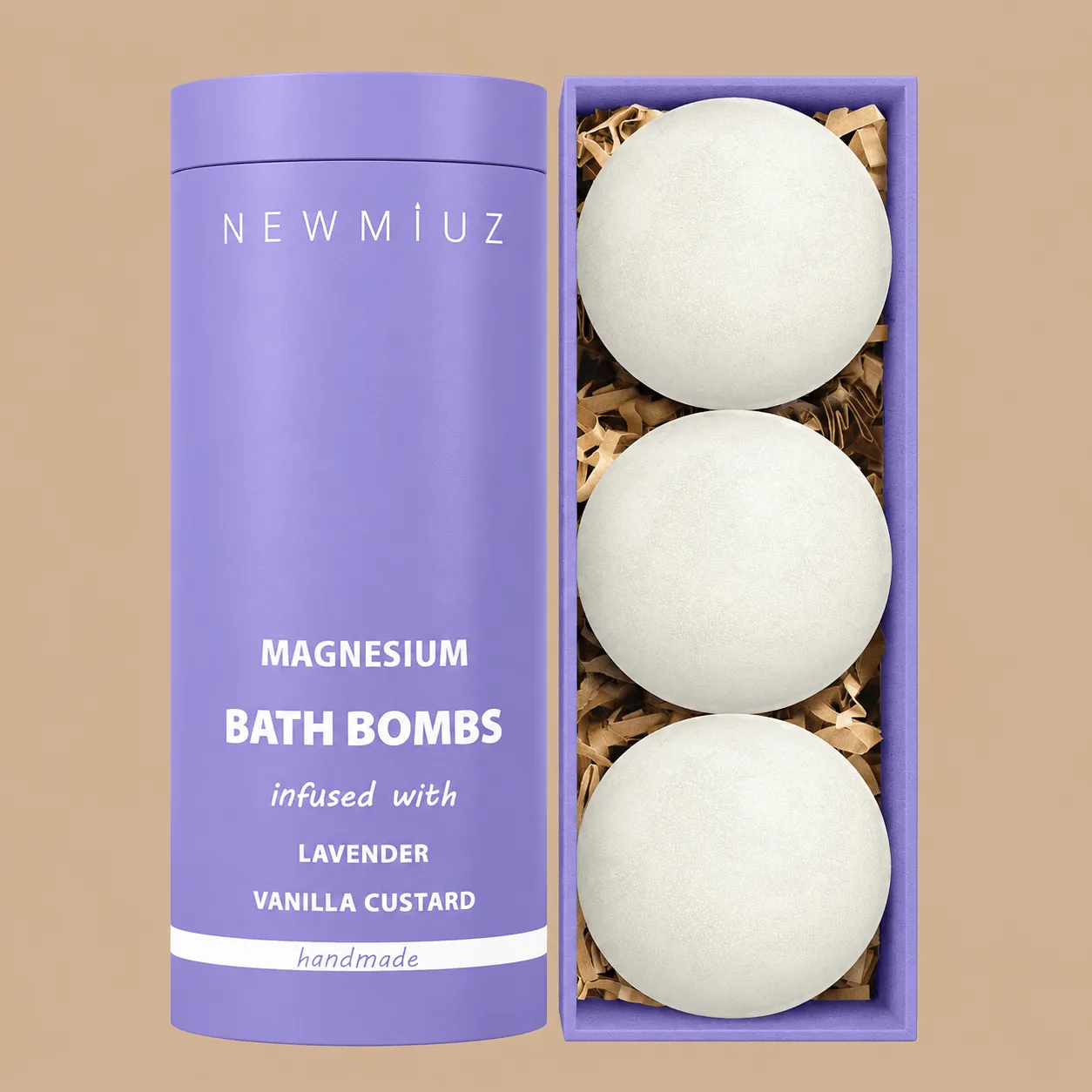 New Miuz Lavender Vanilla Bath Bombs: the shop's own photo