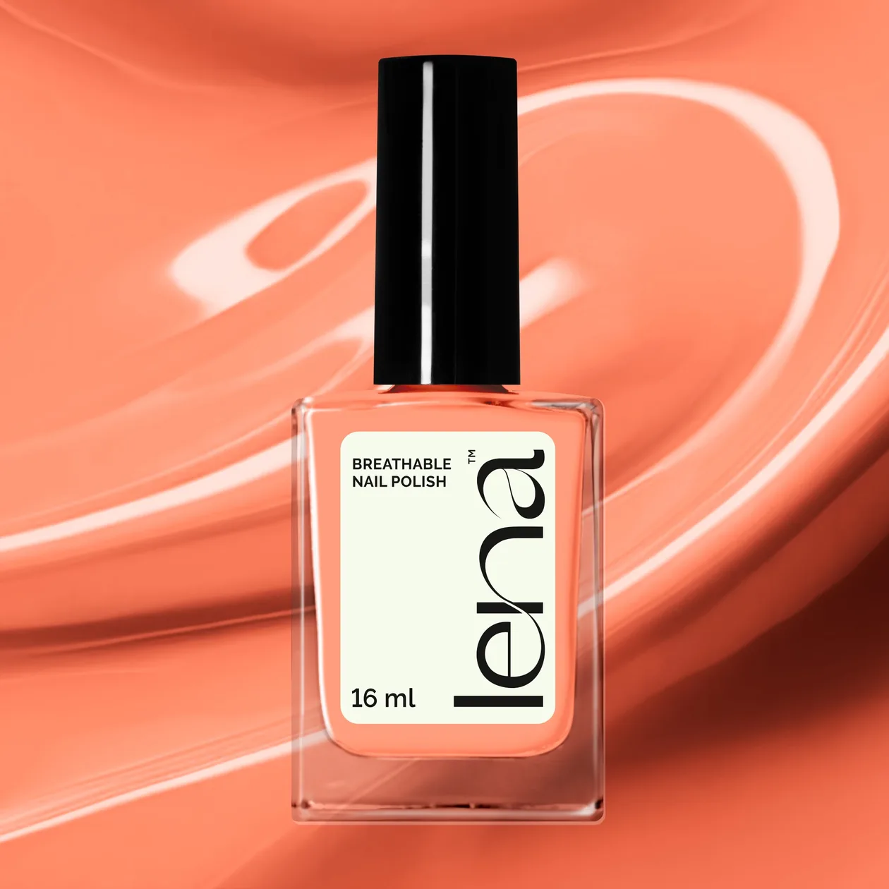 LENA Breathable Nail Polish - Practice What You Peach - LE298: the shop's own photo