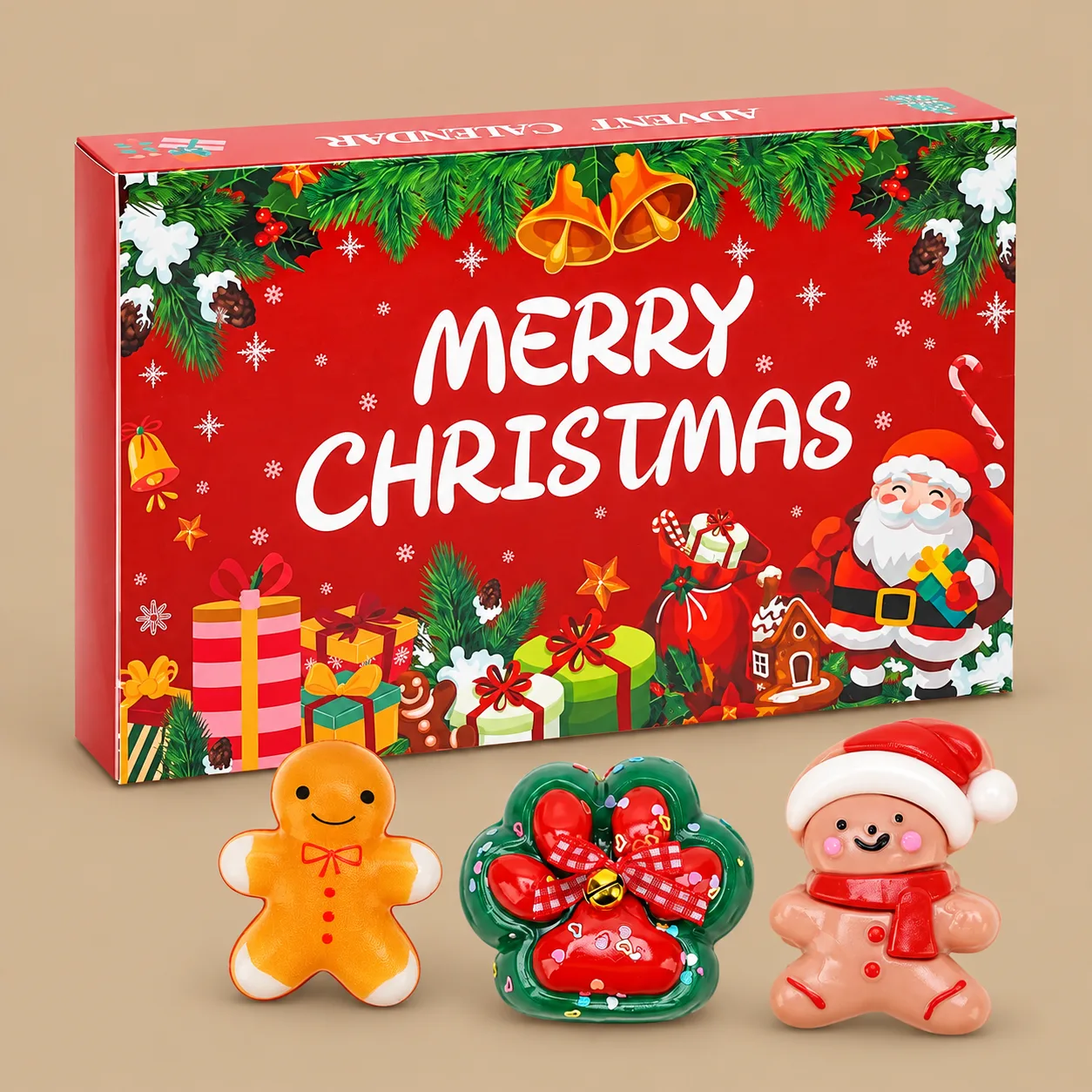 Surprise Squishies and Keychains Advent Calendar: the shop's own photo