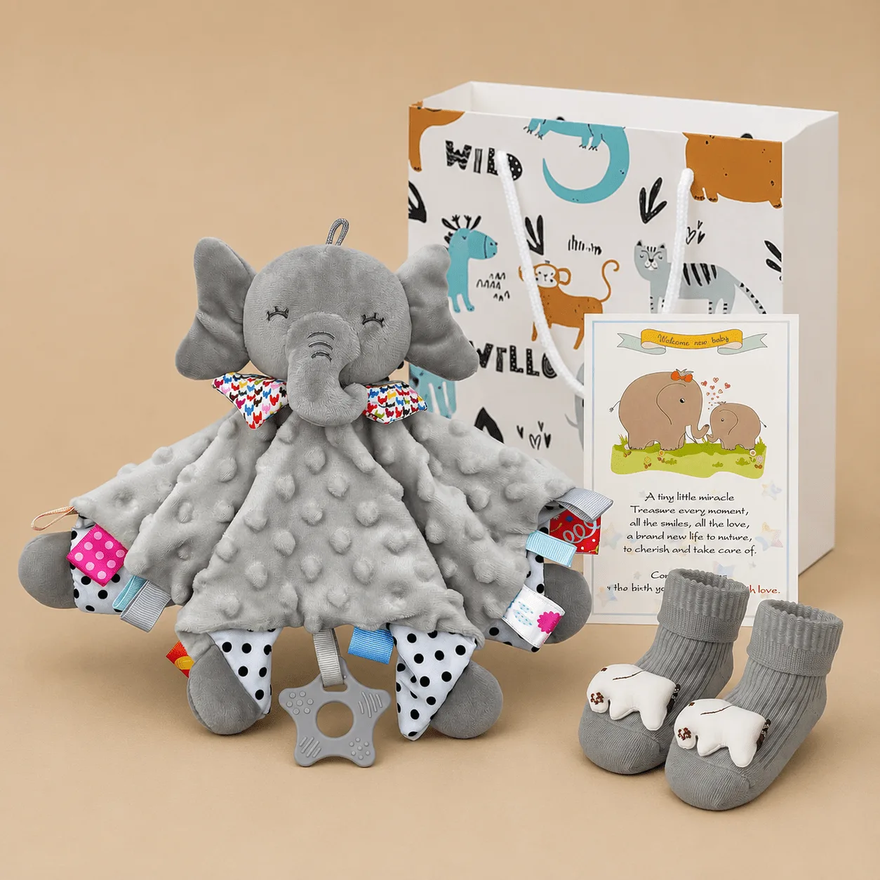 UNMOT Elephant Comforter Baby Set: the shop's own photo