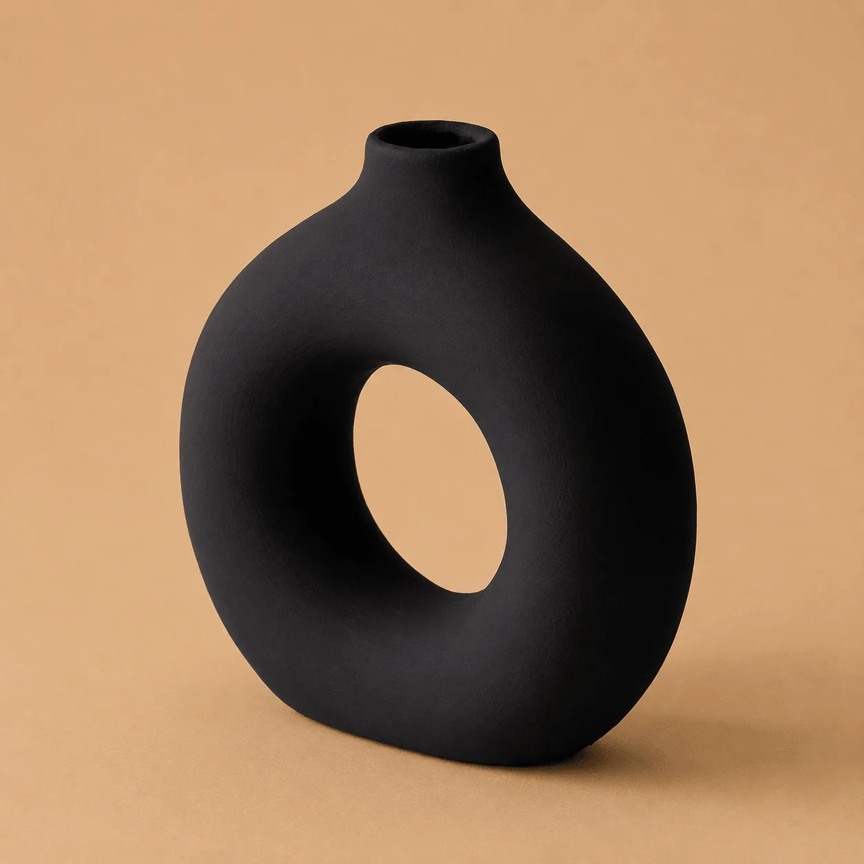 Modern Donut Ceramic Vase: the shop's own photo