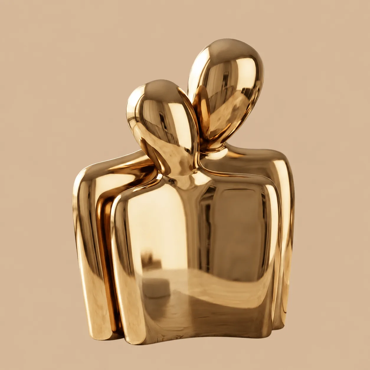Gold Abstract Couple Figurines: the shop's own photo