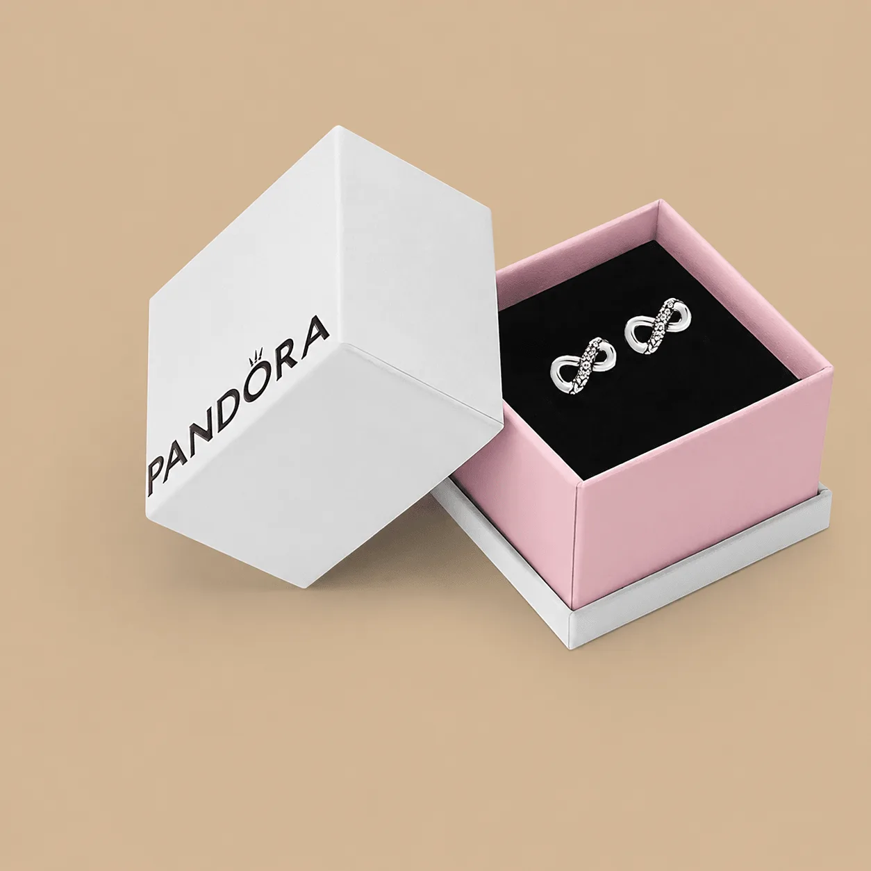 Pandora Sparkling Infinity Studs: the shop's own photo