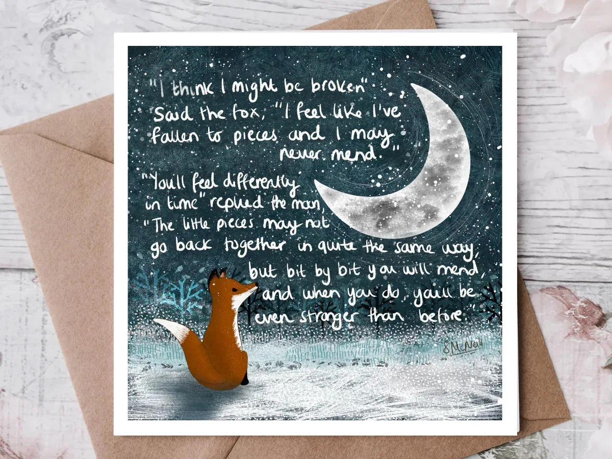 "Broken" | Sympathy Card | Encouragement Card: the shop's own photo