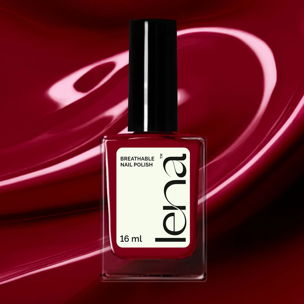 LENA Breathable Nail Polish - Red Sea - LE225: the shop's own photo