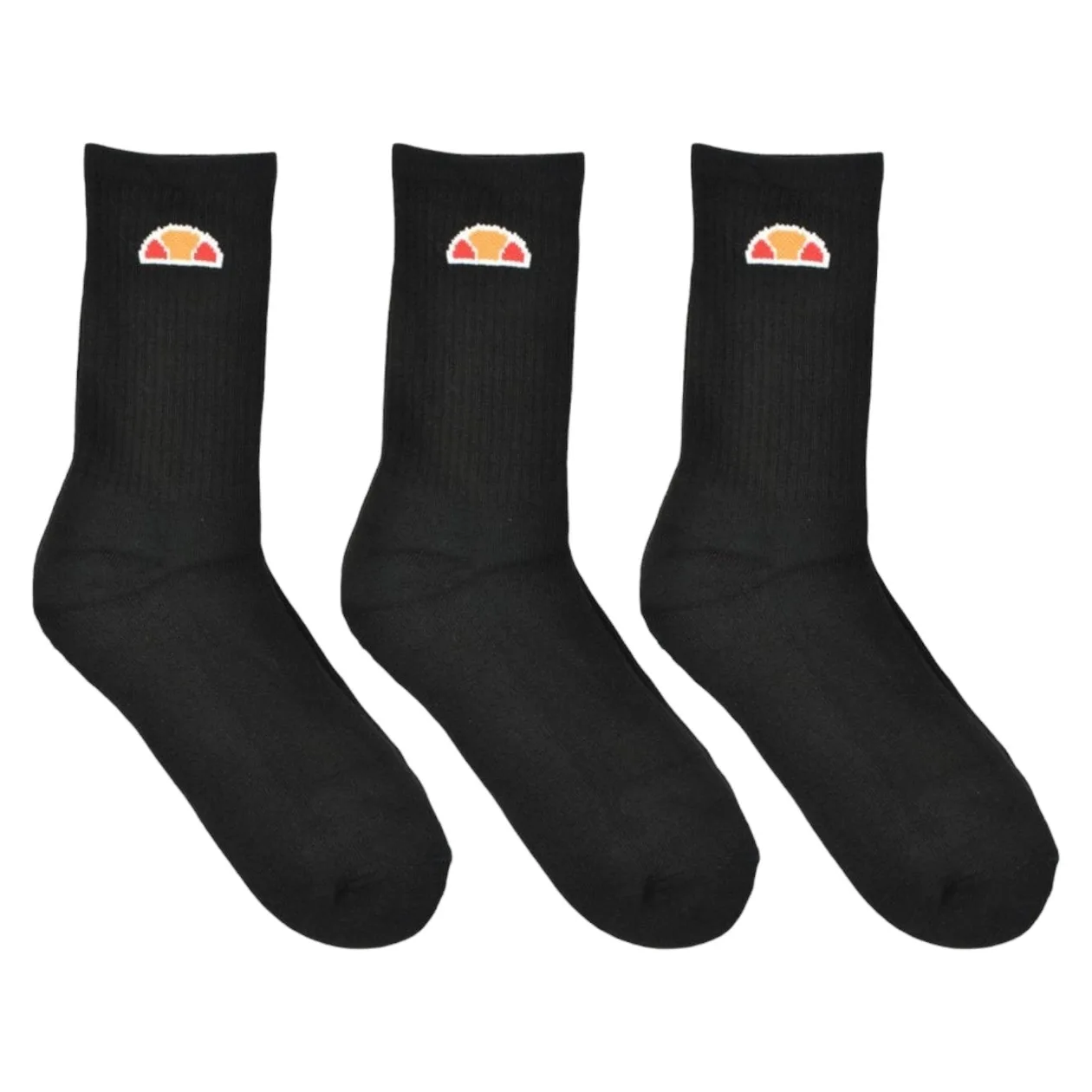 Ellesse Tisbi Socks 3 Pack - Black | Size: 12-14: the shop's own photo