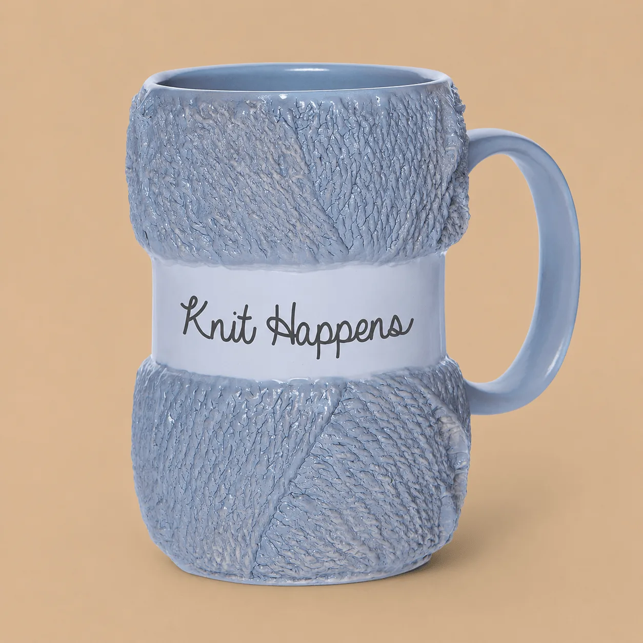 "Knit Happens" Mug: the shop's own photo