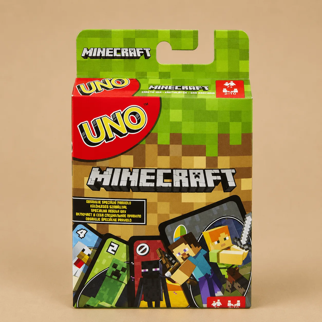 Mattel UNO Minecraft Edition: the shop's own photo