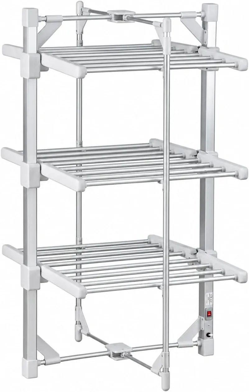 3-Tier Indoor Foldable Heated Clothes Airer Electric Dryer: the shop's own photo