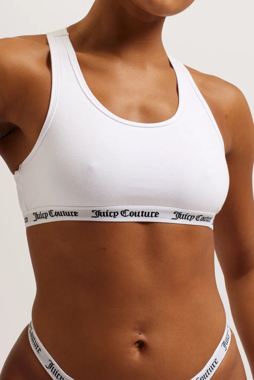 WHITE COTTON BRALETTE - XL / White: the shop's own photo