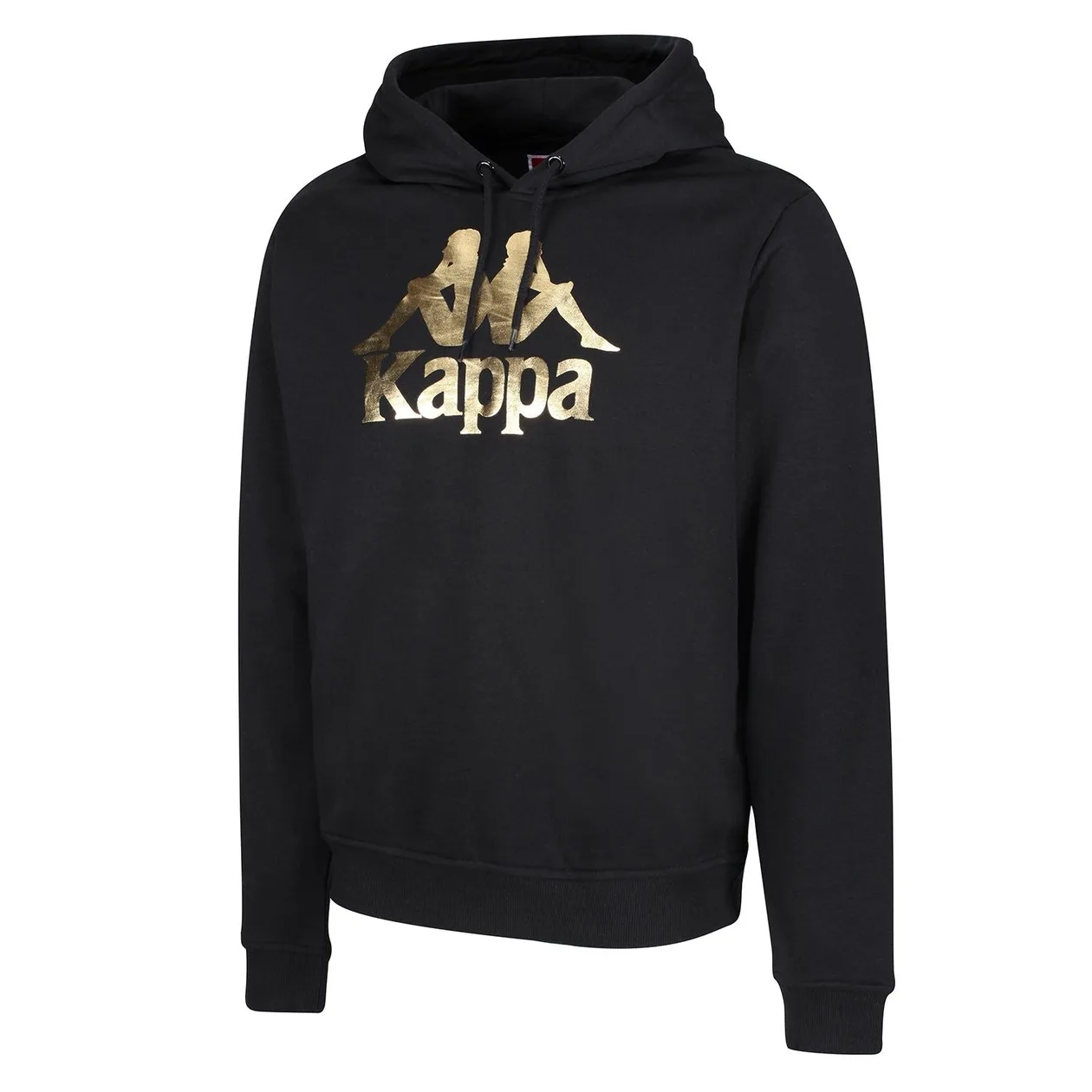 Kappa Auth Esmio Overhead Hoodie - Black/Gold | Size: S: the shop's own photo