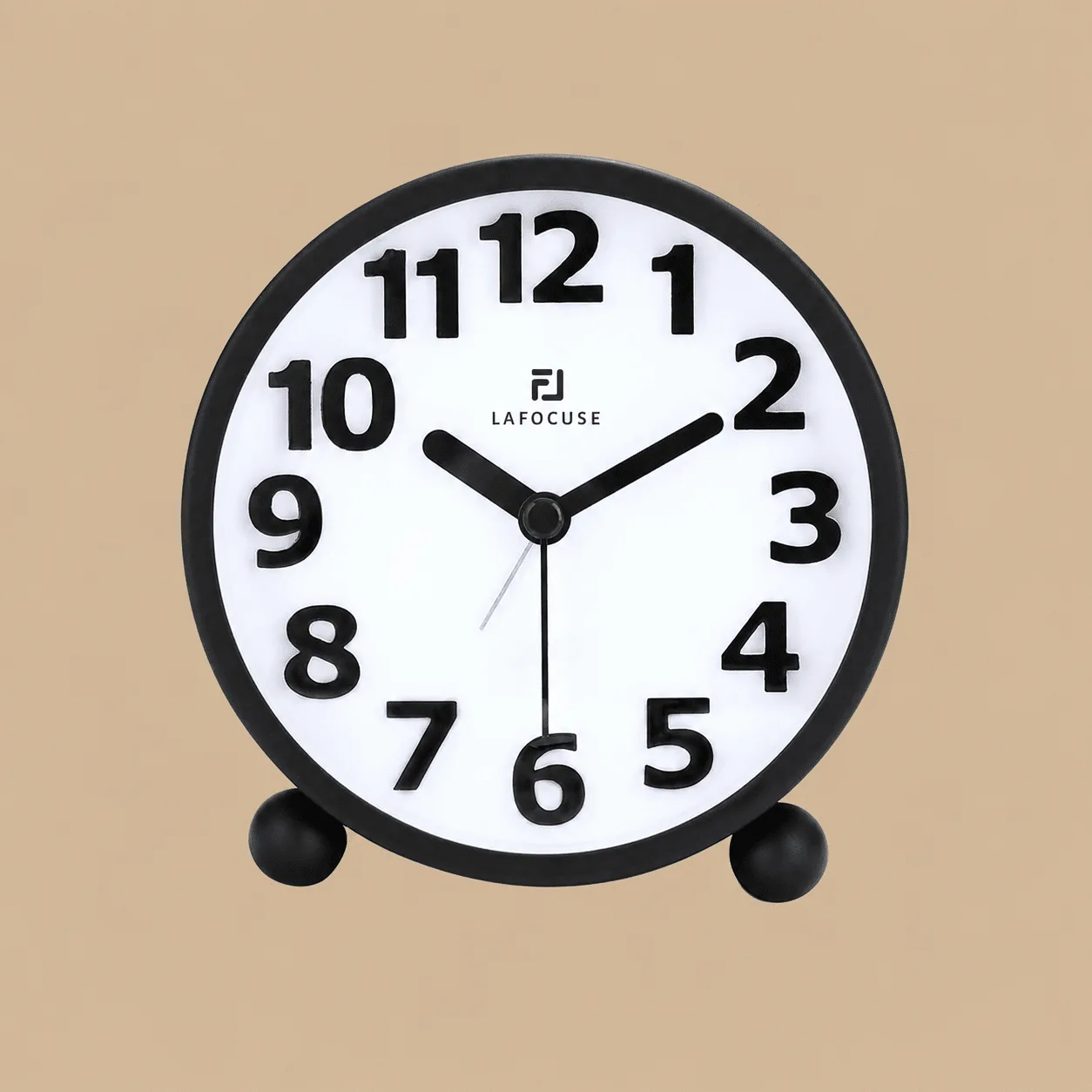 Lafocuse Black Silent Alarm Clock: the shop's own photo