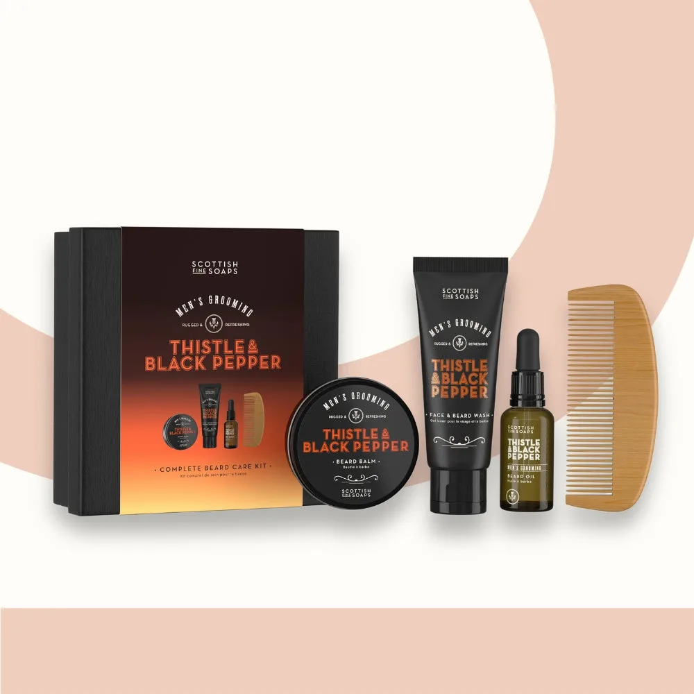 Thistle & Black Pepper Complete Beard Care Kit: the shop's own photo