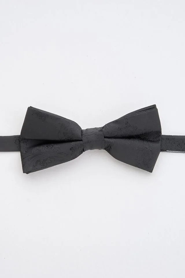 Junior Black Paisley Bow Tie: the shop's own photo