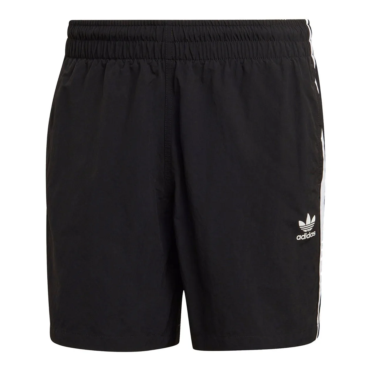 adidas Originals 3 Stripe Swim Short - Black | Size: XS: the shop's own photo