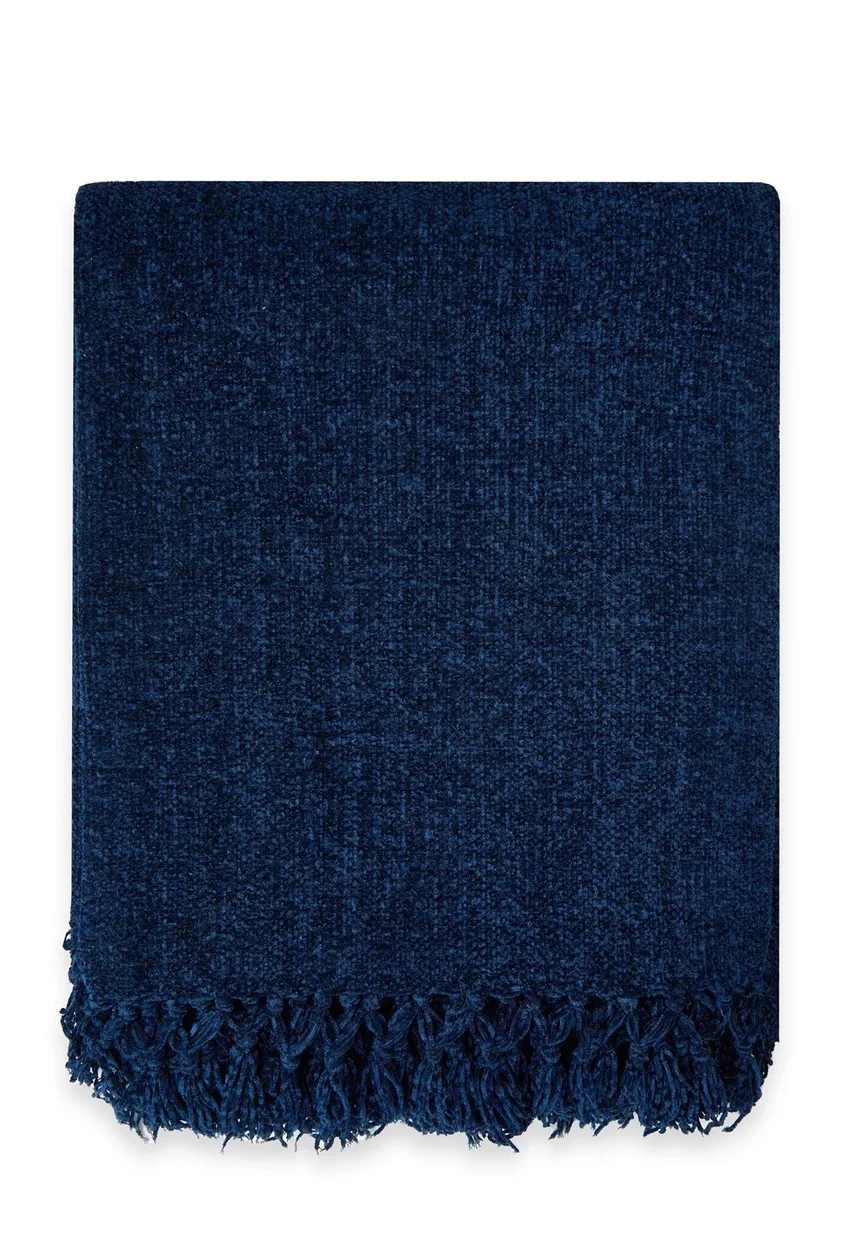 Darcy Tassel Navy Throw - 60x80": the shop's own photo