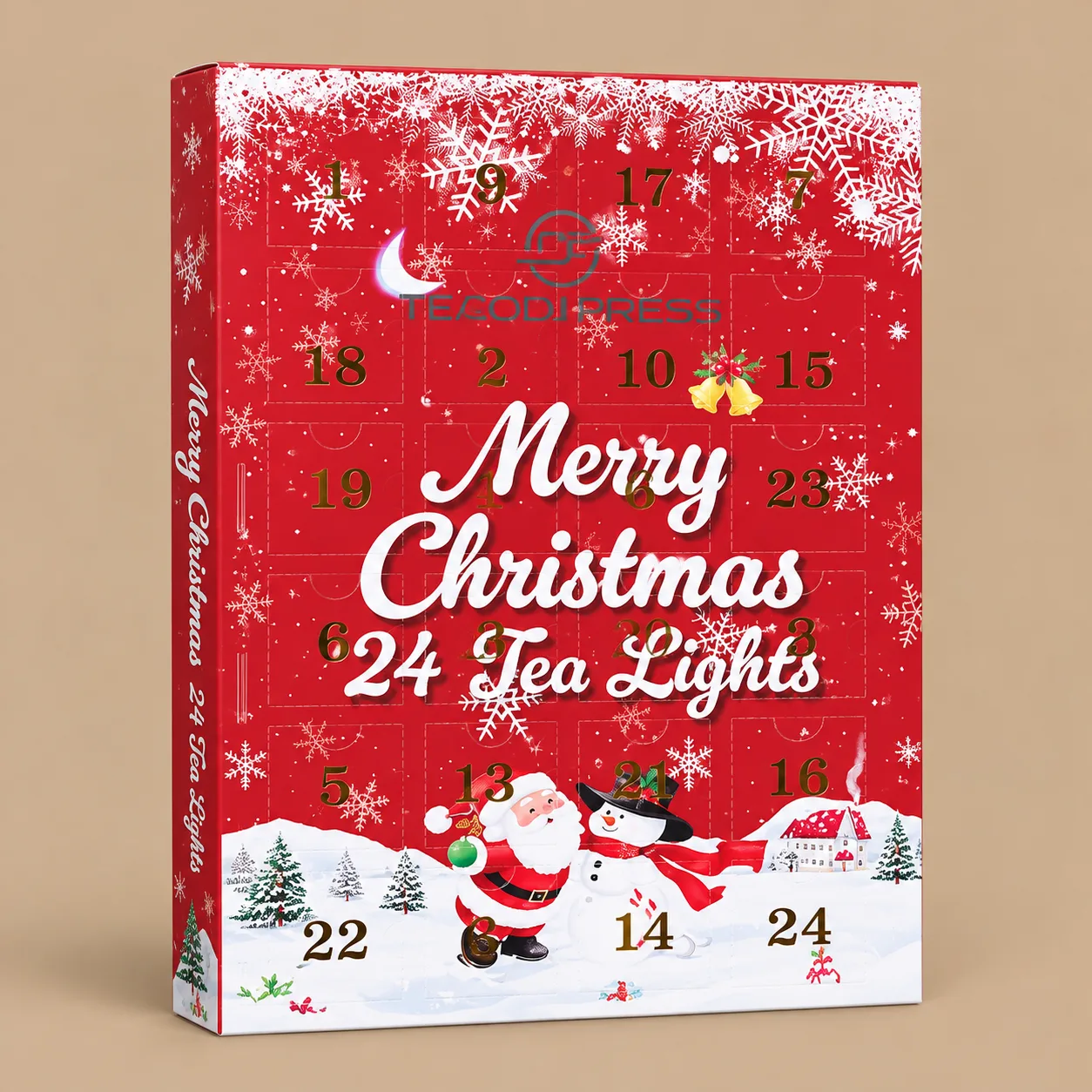 Deco Express 24 3D Tealights Advent Calendar: the shop's own photo