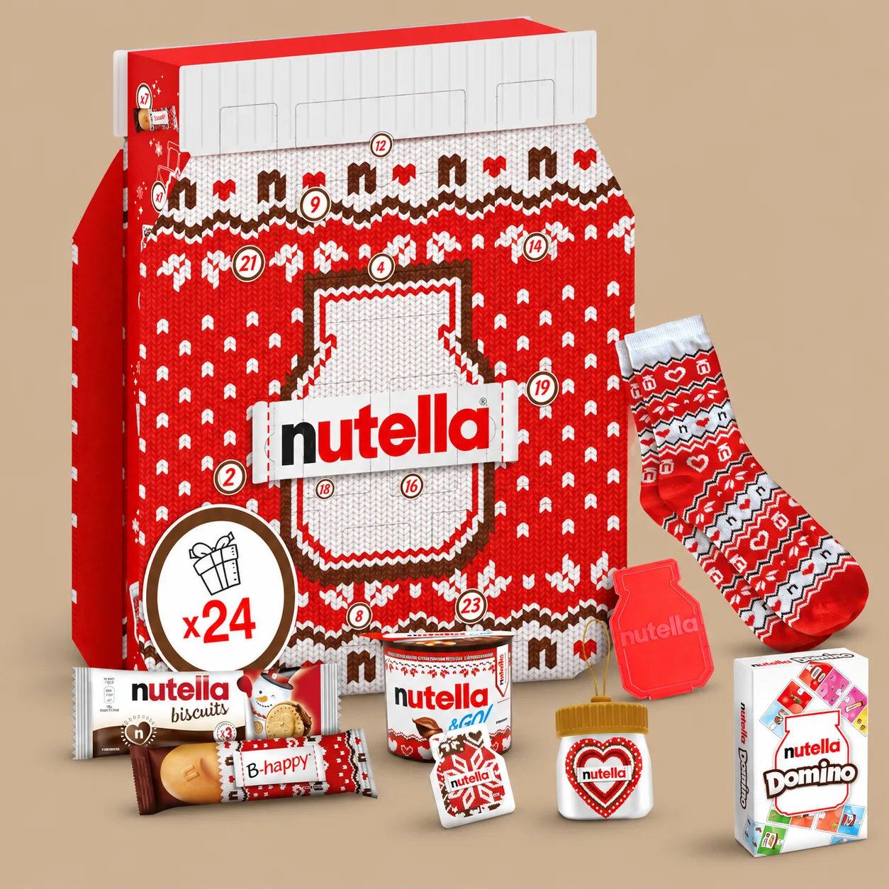 Nutella Exclusive Giant Christmas Advent Calendar: the shop's own photo