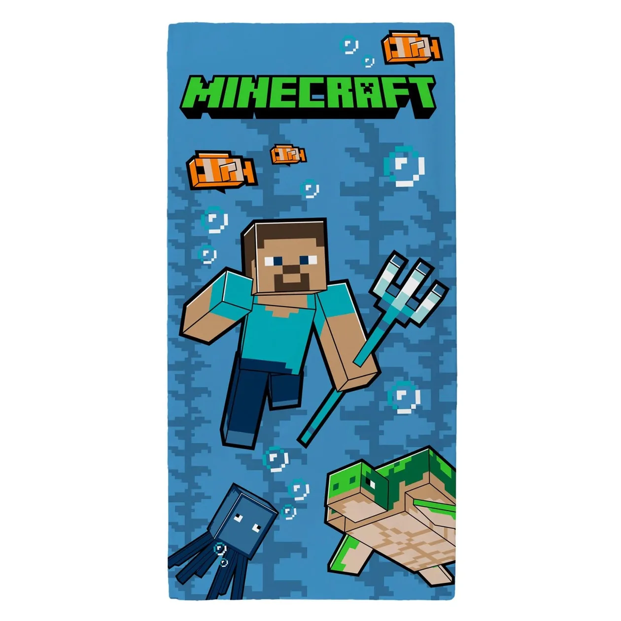Minecraft Trident Towel 70x140cm: the shop's own photo