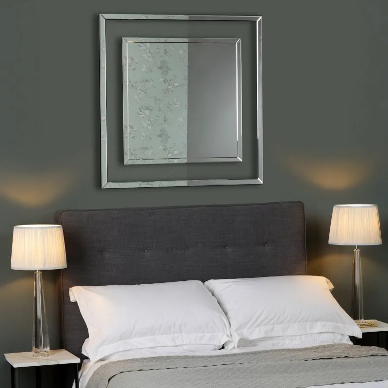 Laura Ashley Evie Large Square Mirror: the shop's own photo