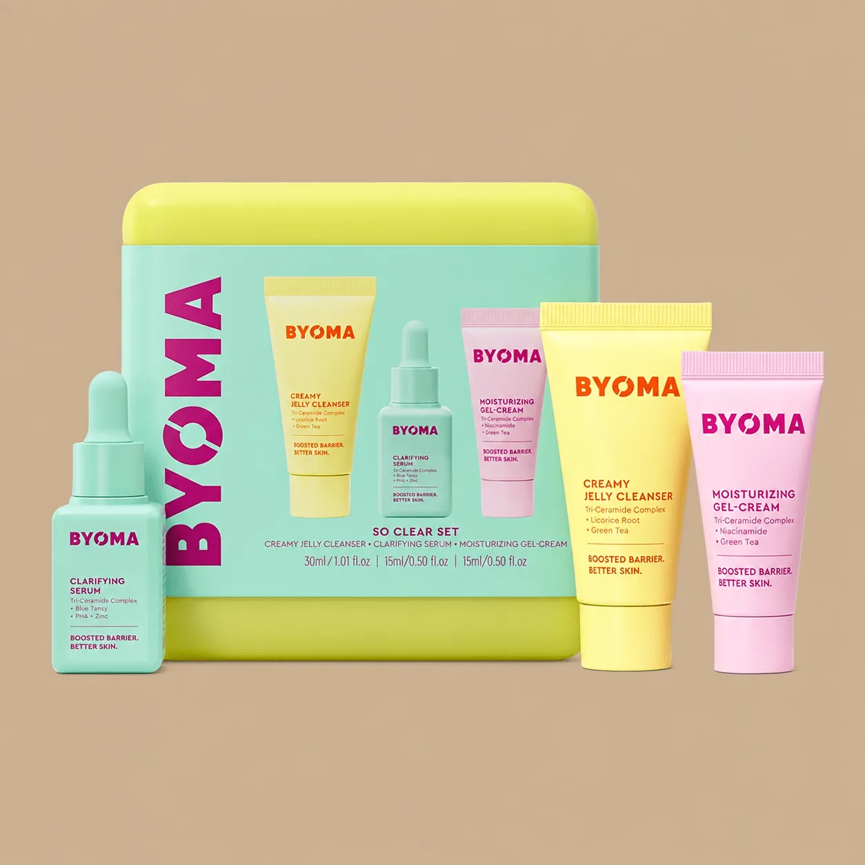 BYOMA So Clear Travel Set: the shop's own photo